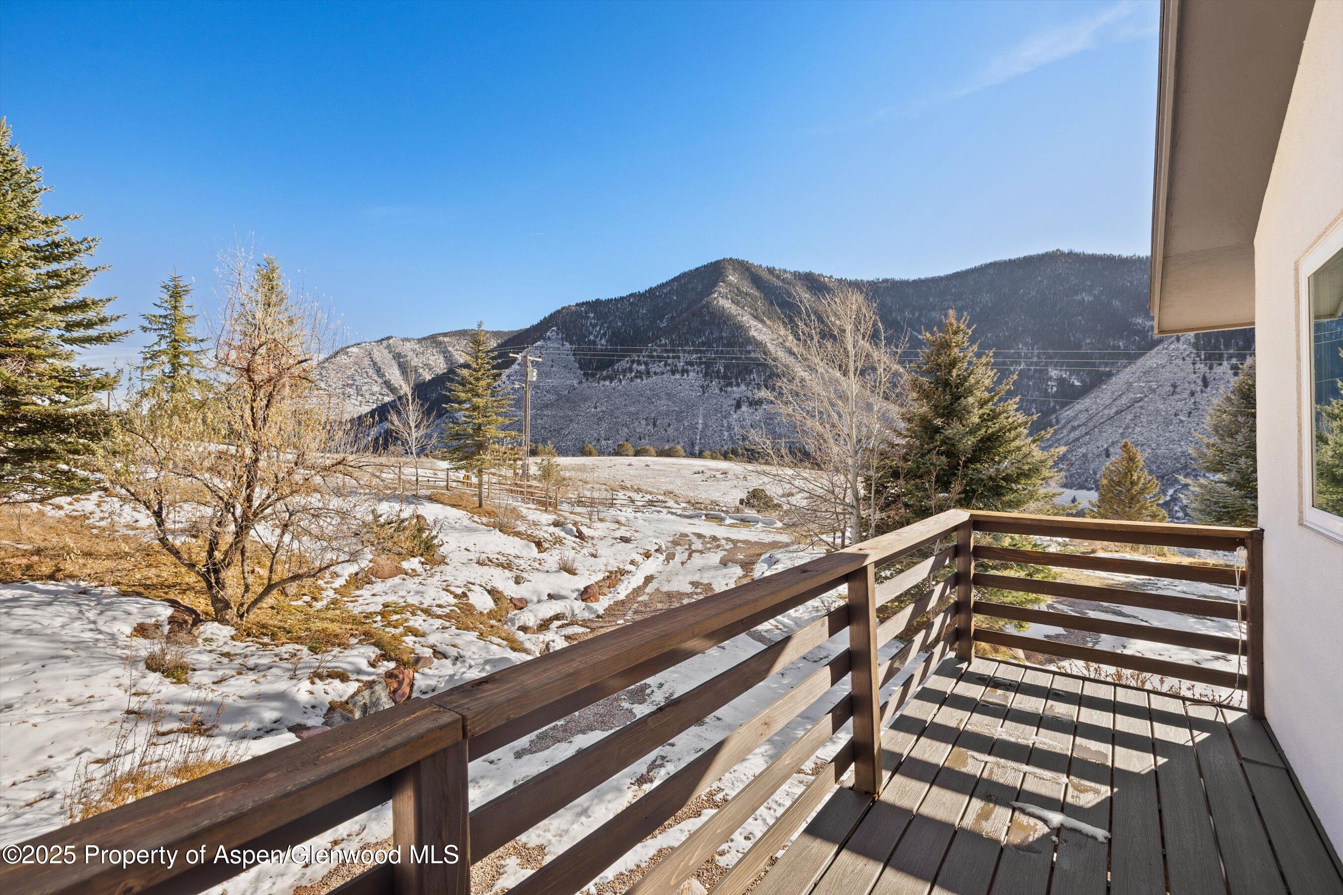 163 Castle Lane Basalt, CO 81621 - Photo 13 of 28 a view of mountain view with wooden stairs