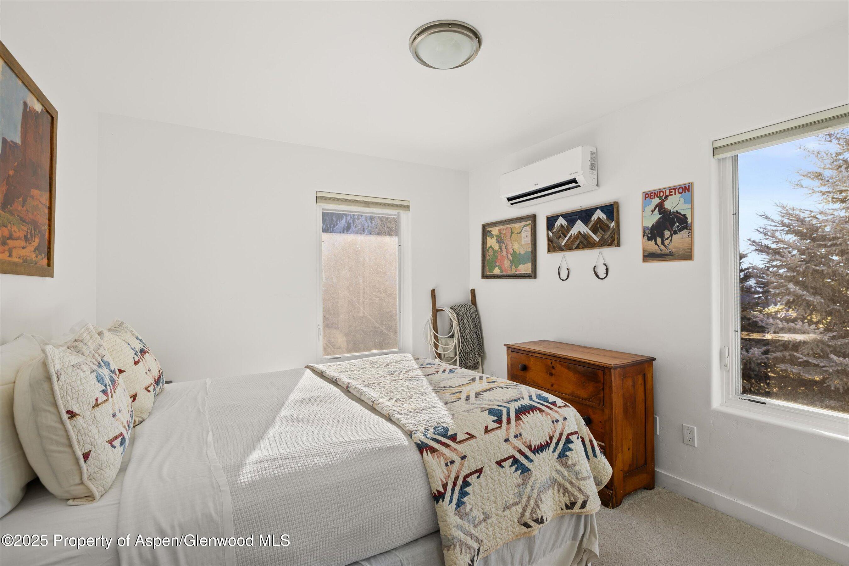 163 Castle Lane Basalt, CO 81621 - Photo 14 of 28 a bedroom with a bed and painting on the wall
