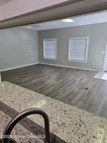 a view of wooden floor