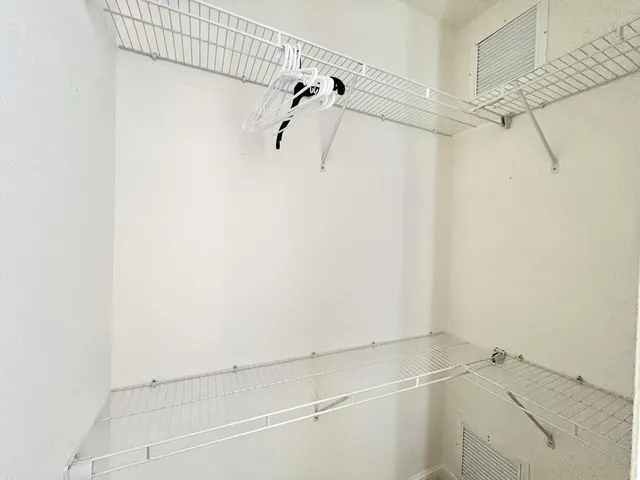 a view of walk in closet