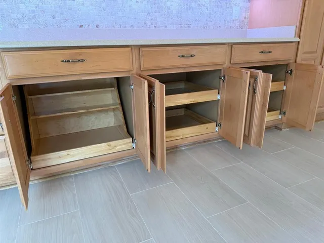 a close view of a fireplace