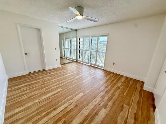 wooden floor in a room