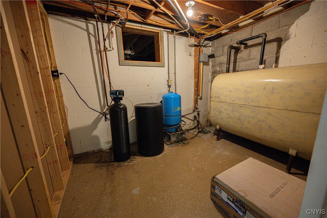 9001 Summit Road Paris, NY 13318 - Photo 35 of 50 Oil tank room with water softener system