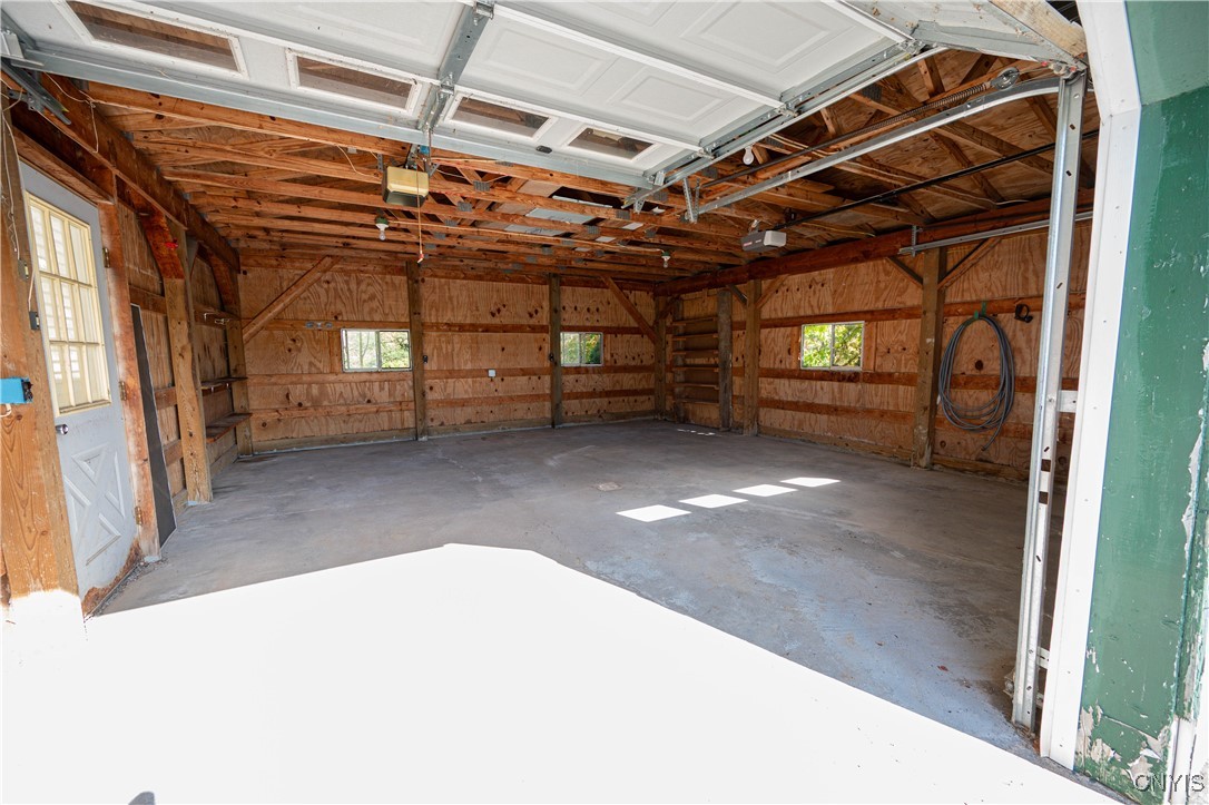 9001 Summit Road Paris, NY 13318 - Photo 39 of 50 Two stall garage interior with man door