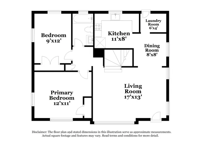 a picture of a building and a yard