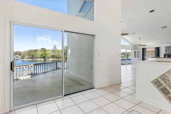 a view of a room with window