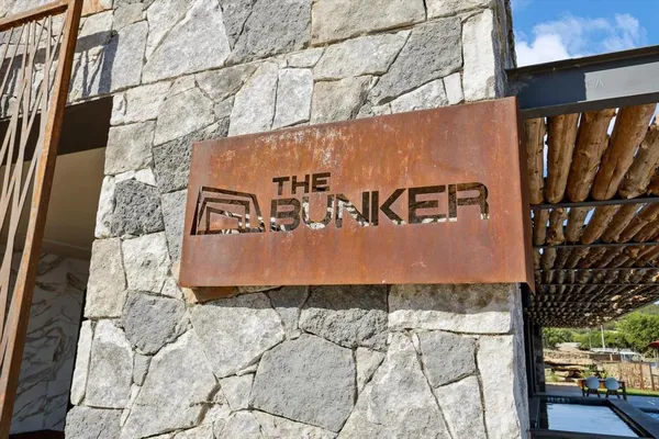 a sign on the side of a building