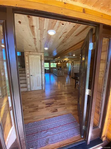 a green field with lots of bushes