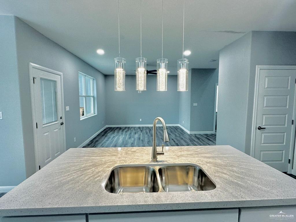 5402 North Crown Point Pharr, TX 78577 - Photo 8 of 19 a view of a sink and chandelier