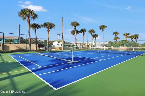 a view of a tennis court