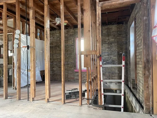 a view of front door