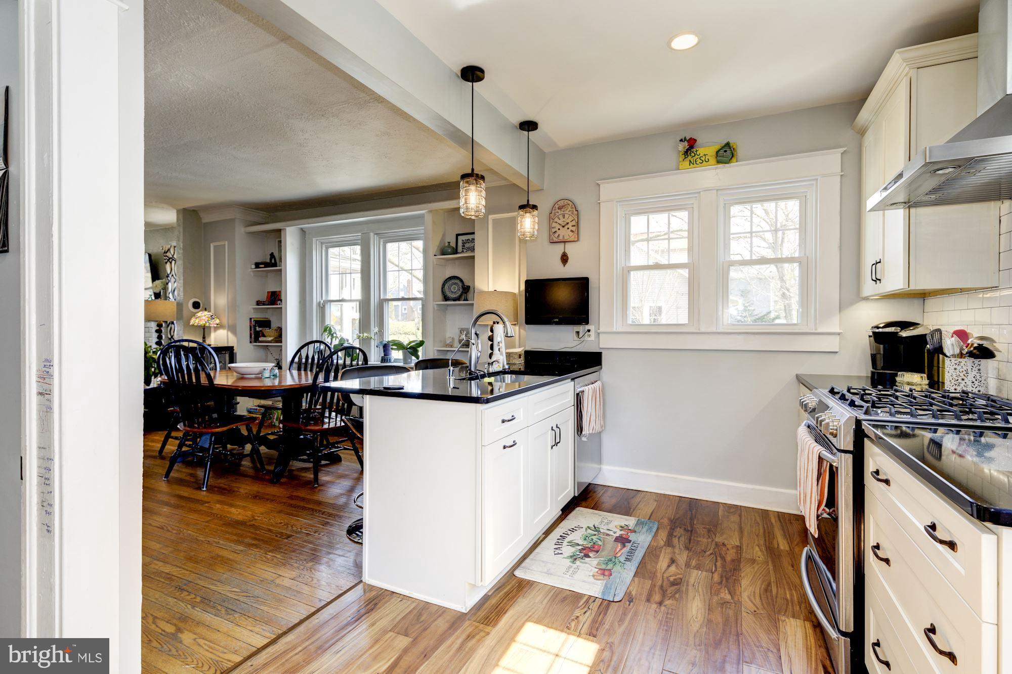 639 Murdock Road Baltimore, MD 21212 - Photo 13 of 41 New kitchen blends into original details of home.