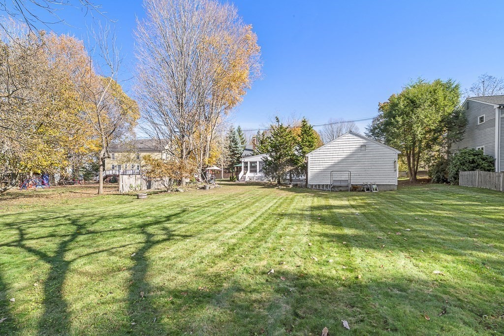 206 West Street Reading, MA 01867 - Photo 23 of 28 a view of a house with a yard