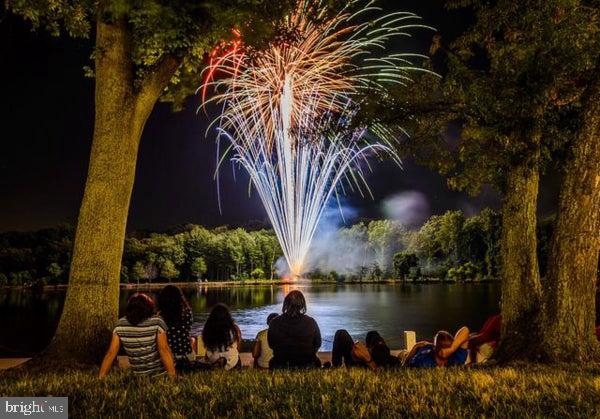 5907 Tamar Drive, Unit 7 R7 Columbia, MD 21045 - Photo 18 of 23 a backyard of a house with lots of green space and lake view
