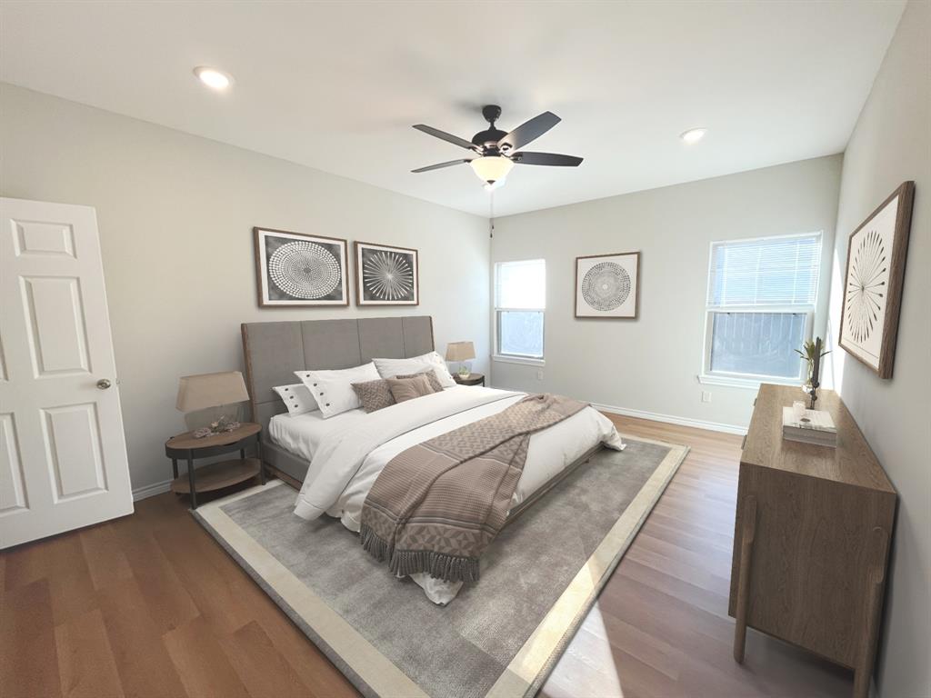 316 James Street Mabank, TX 75147 - Photo 14 of 20 a bedroom with a bed and a couch