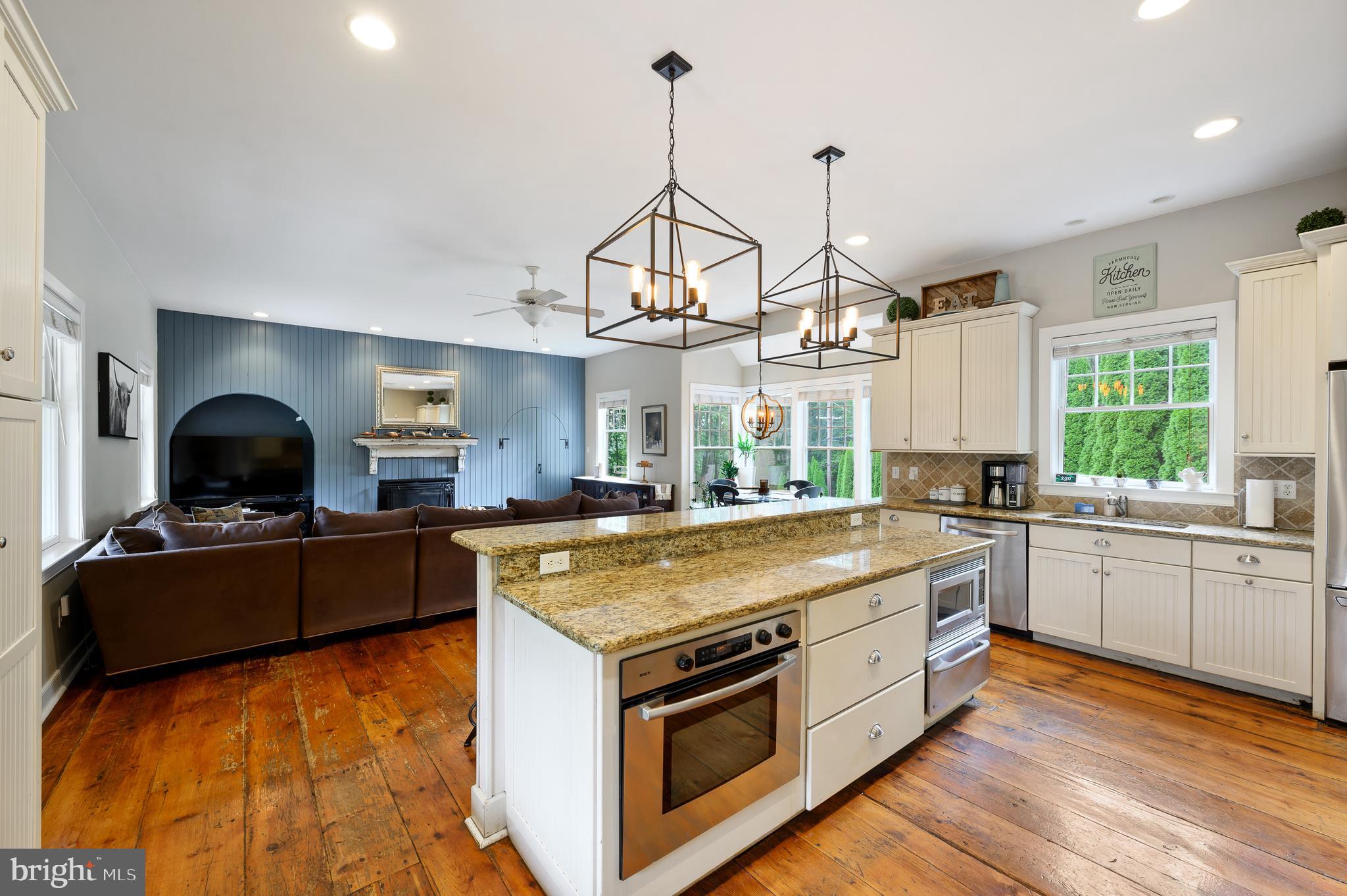 45 Spring Valley Road Malvern, PA 19355 - Photo 6 of 34 Open Layout Kitchen & Family Room