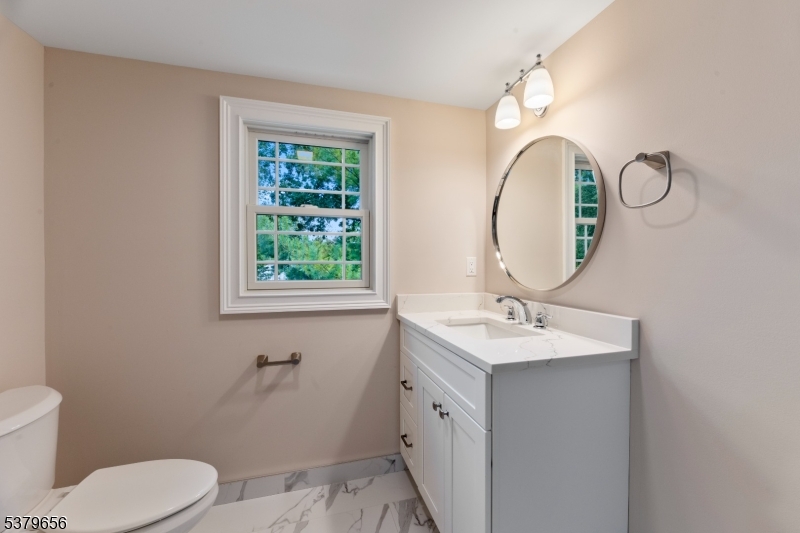 118 Cambridge Road Westfield, NJ 07090 - Photo 42 of 50 a bathroom with a toilet a sink and a mirror