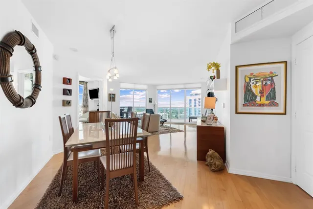 a bedroom with a bed and furniture