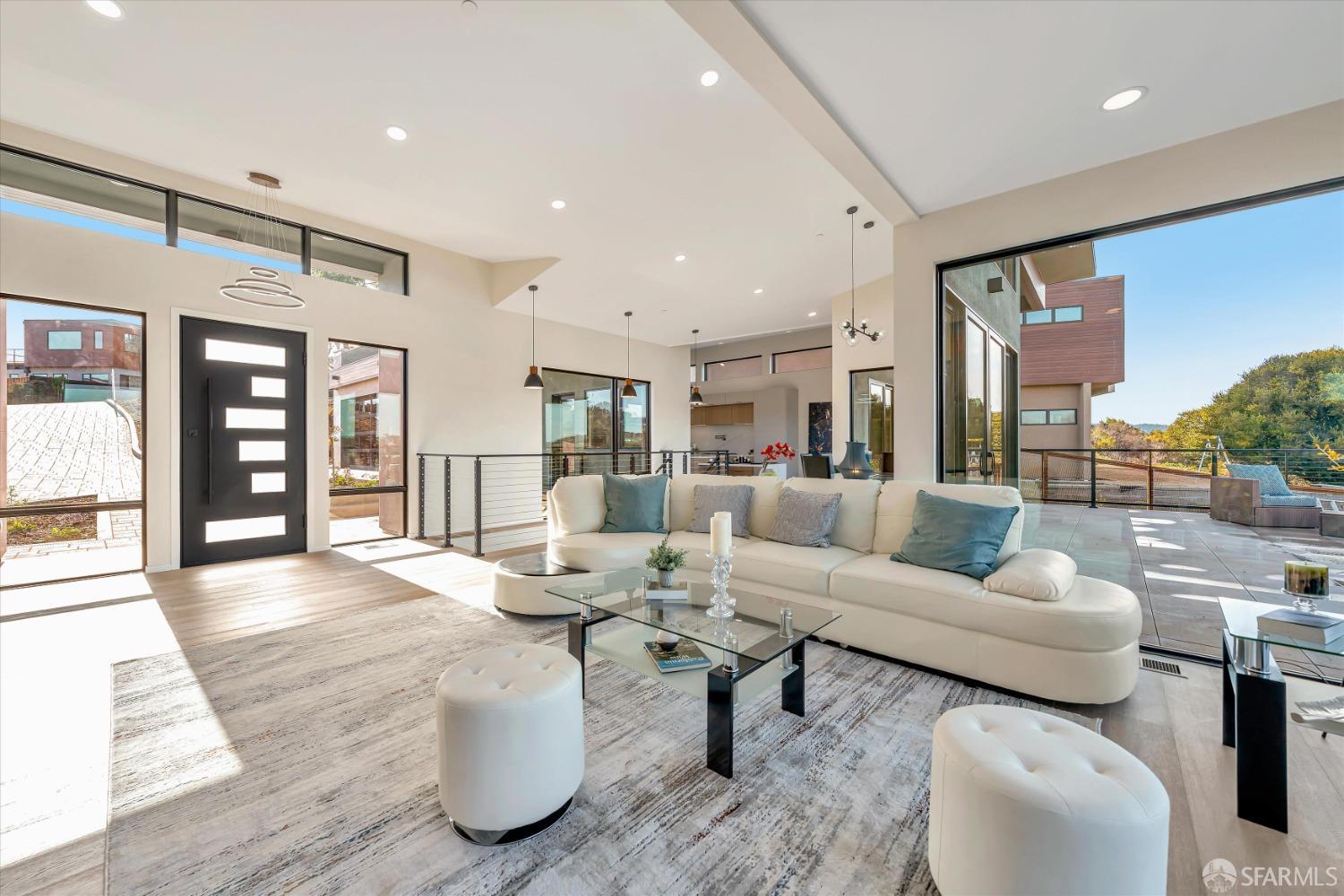 2011 Bishop Road Belmont, CA 94002 - Photo 2 of 35 a living room with furniture and a large window