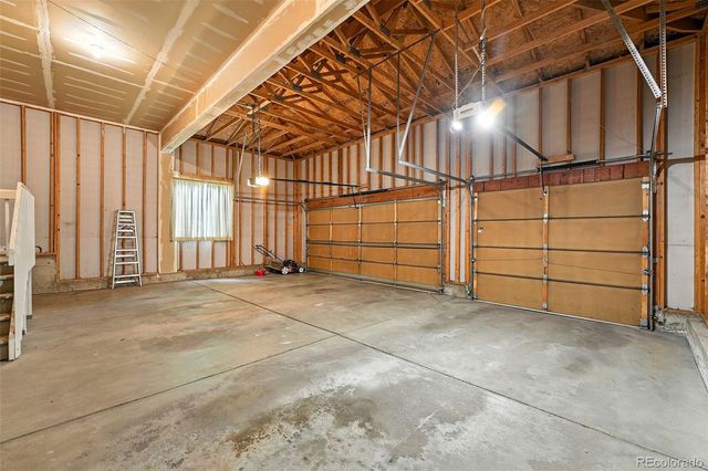 a view of a room with an empty space