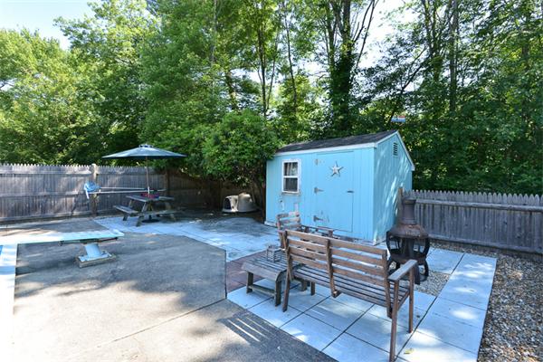 49 Farnham Road Stoughton, MA 02072 - Photo 24 of 28 a view of backyard with deck and outdoor seating