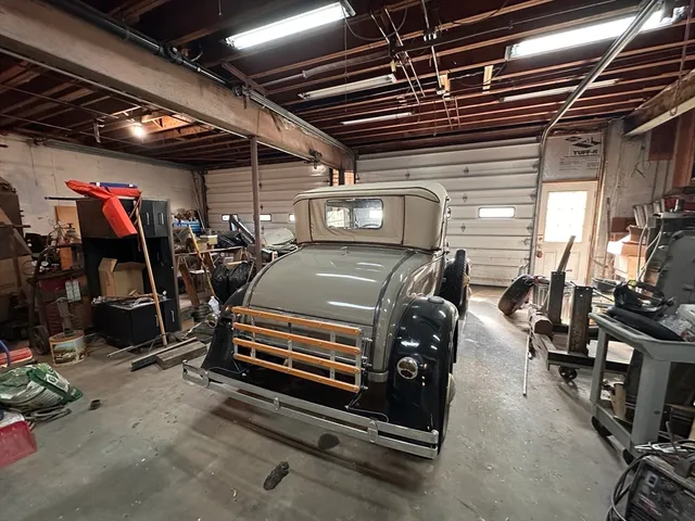 a view of car garage