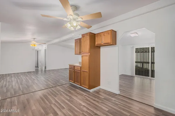a view interior of the house and wooden floor