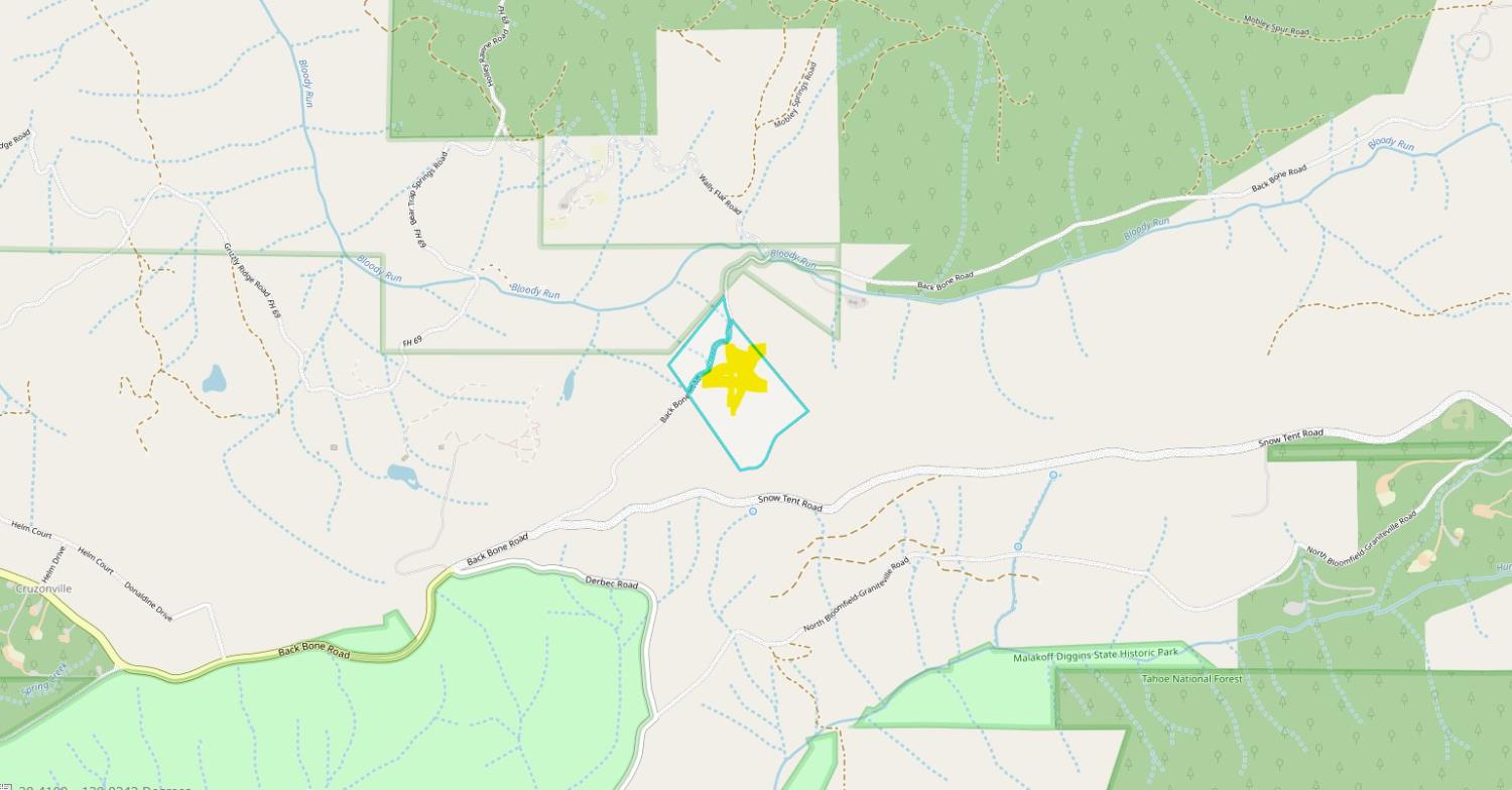 22281 Back Bone Road Nevada City, CA 95959 - Photo 24 of 26 a view of a bench in a yard