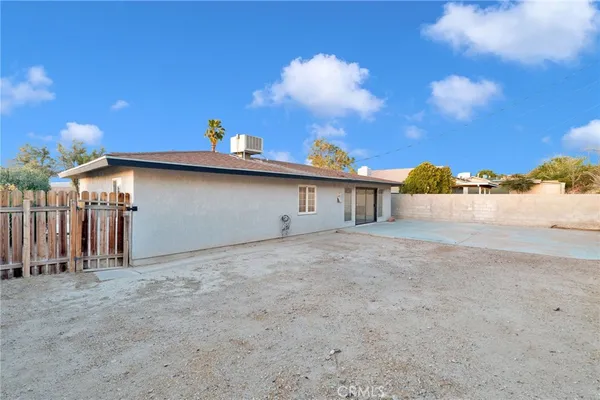 a view of a house with a patio