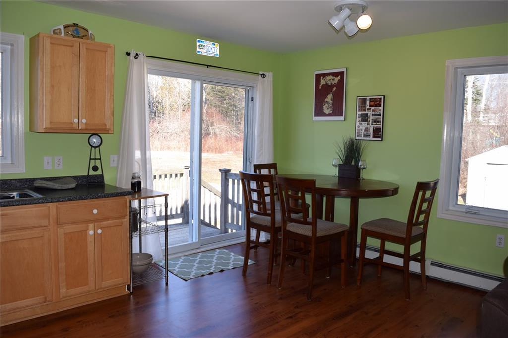 Open Kitchen Dining area leading to...
