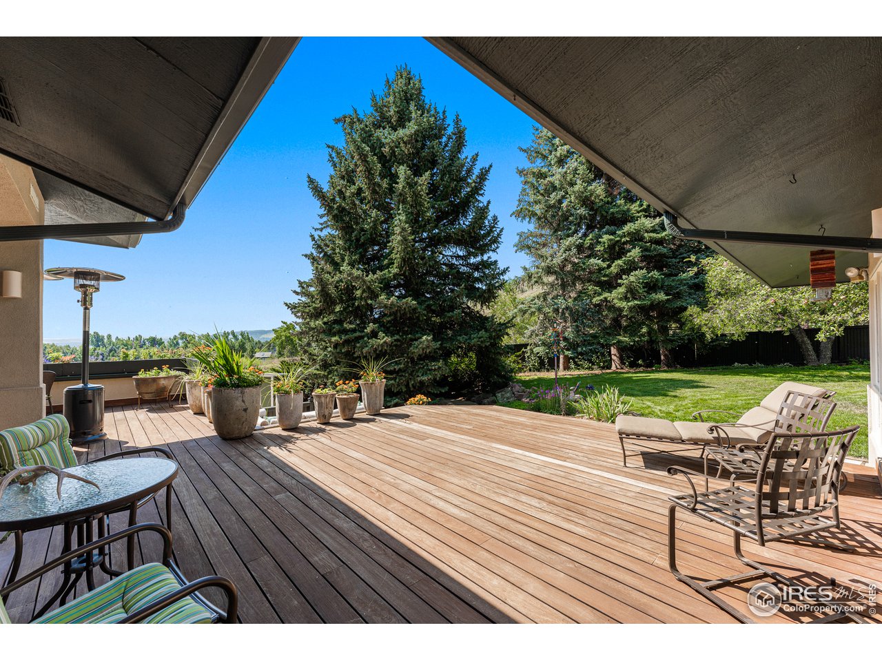 3725 Spring Valley Road Boulder, CO 80304 - Photo 16 of 40 Covered deck dining area