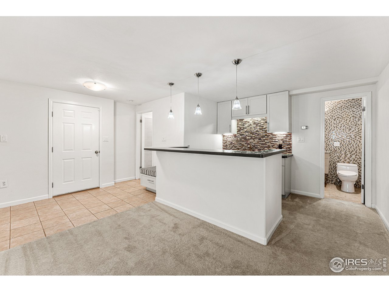 3725 Spring Valley Road Boulder, CO 80304 - Photo 28 of 40 Recreation room wet bar includes bar refrigerator.