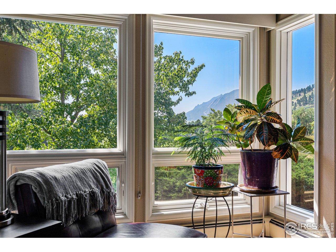 3725 Spring Valley Road Boulder, CO 80304 - Photo 6 of 40 Mountain views from the living room windows