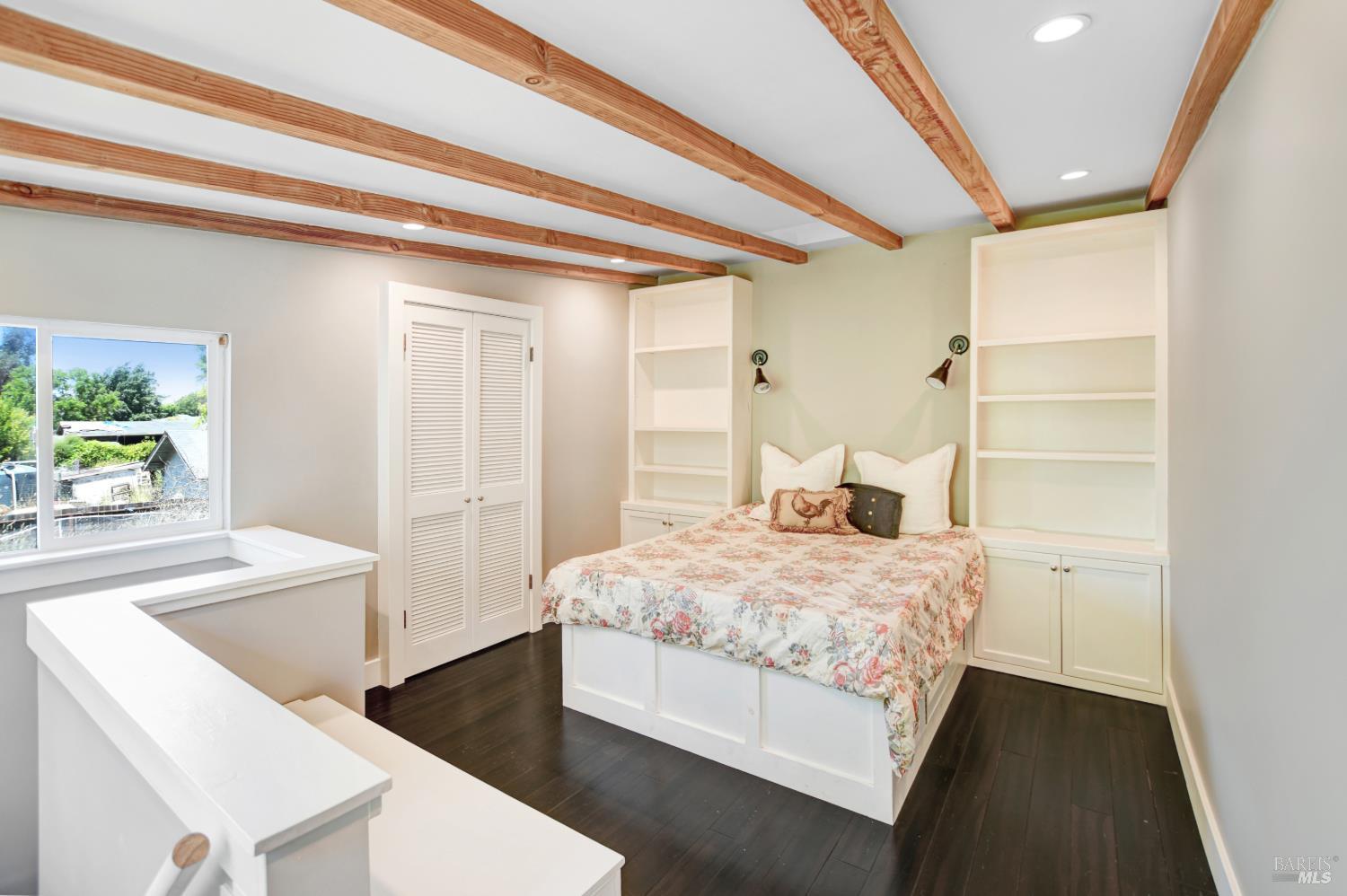 866 Yuba Drive Santa Rosa, CA 95407 - Photo 44 of 73 STUDIO LOFT BEDROOM W/ CLOSET AND BUILT-IN STORAGE AREAS