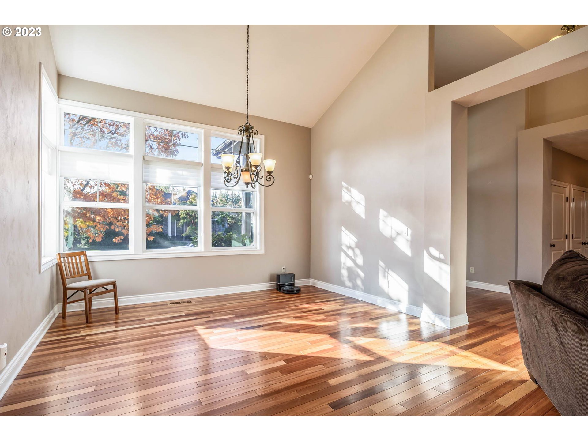 3349 Roanoke Avenue Eugene, OR 97408 - Photo 9 of 36 a view of a room window and wooden floor