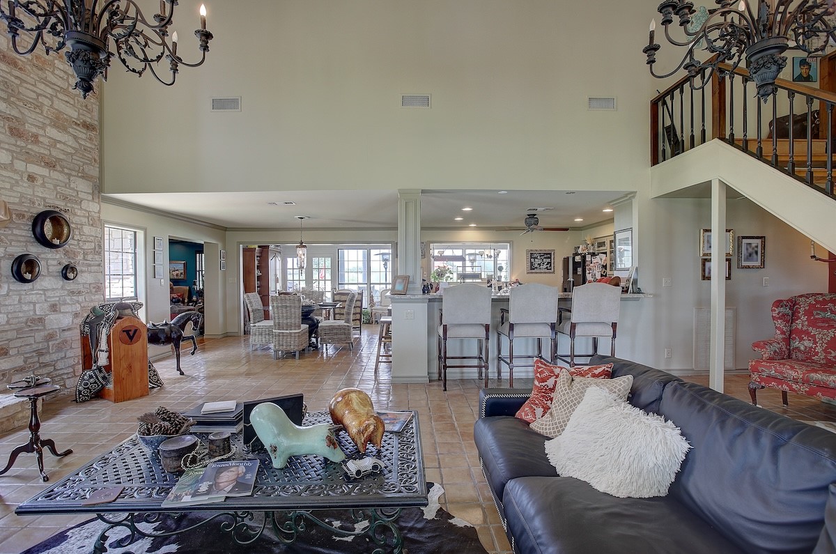 4214 Old College Road La Grange, TX 78945 - Photo 13 of 42 a living room with furniture and a large window