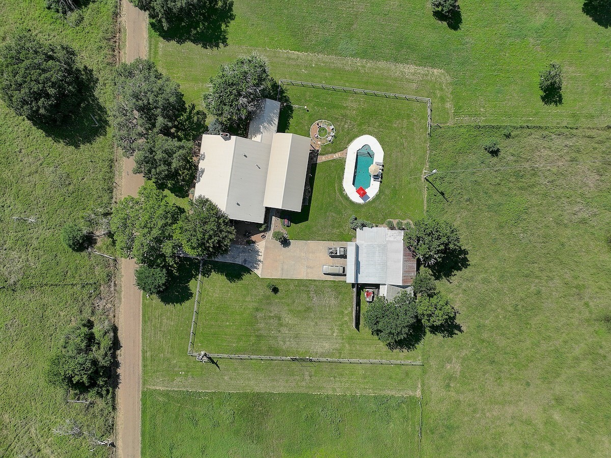 4214 Old College Road La Grange, TX 78945 - Photo 10 of 42 an aerial view of a house