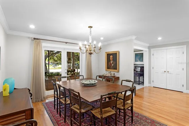 a backyard of a house