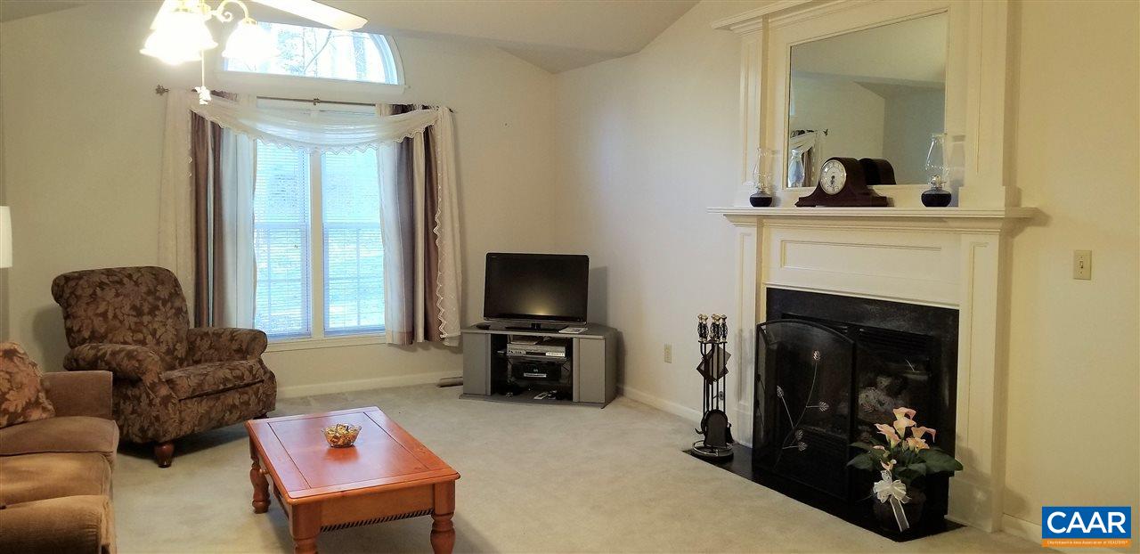 13 Colonial Road Palmyra, VA 22963 - Photo 10 of 34 a living room with furniture a flat screen tv and a fireplace
