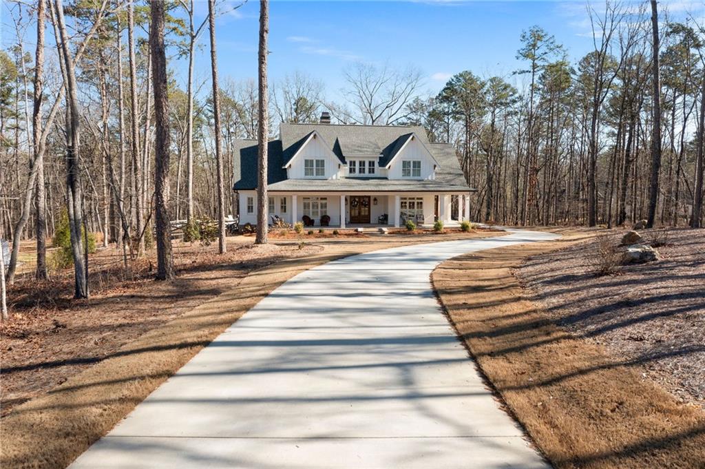 49 Cedar Gate Lane Kingston, GA 30145 - Photo 71 of 73 a front view of a house with a ocean view