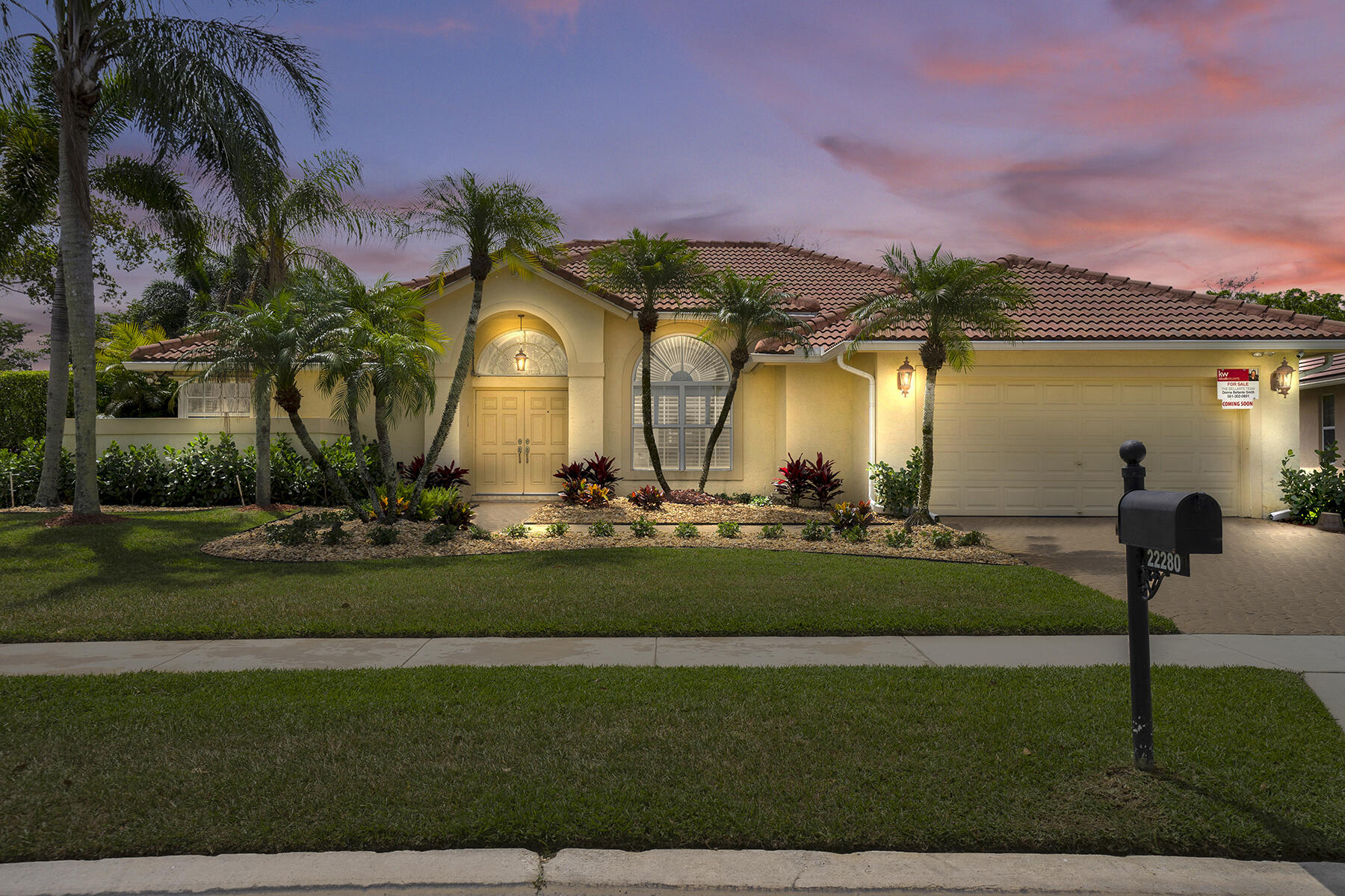 22280 Collington Drive Boca Raton, FL 33428 - Photo 1 of 31 Front Evening View
