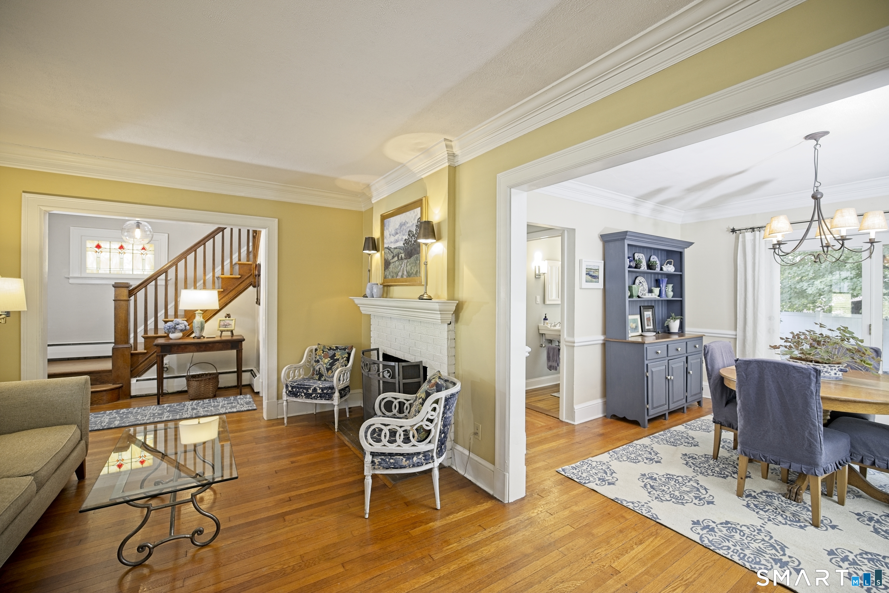 94 Lancaster Road West Hartford, CT 06119 - Photo 8 of 16 peak of foyer and dining room