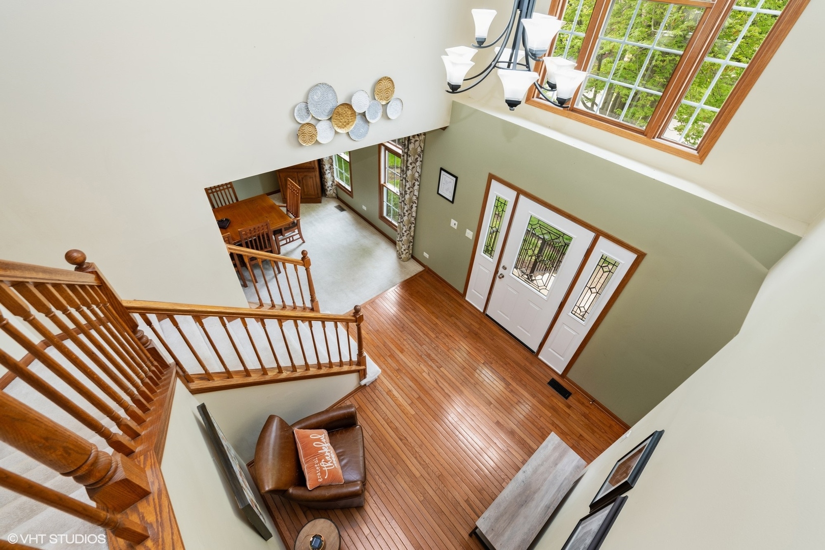 718 Barberry Trail Fox River Grove, IL 60021 - Photo 12 of 37 a view of an entryway with a workspace