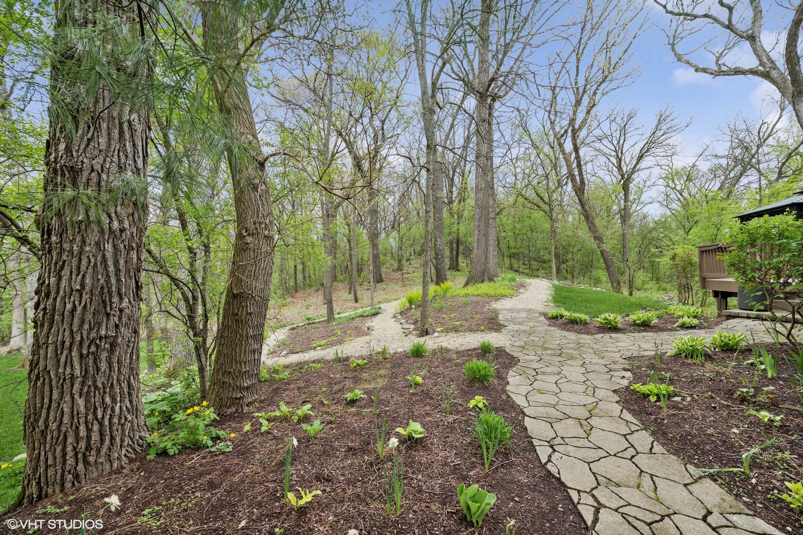 718 Barberry Trail Fox River Grove, IL 60021 - Photo 2 of 37 a backyard of a house with lots of green space
