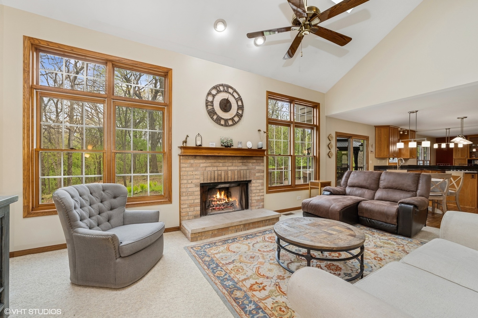 718 Barberry Trail Fox River Grove, IL 60021 - Photo 7 of 37 a living room with furniture and a large window