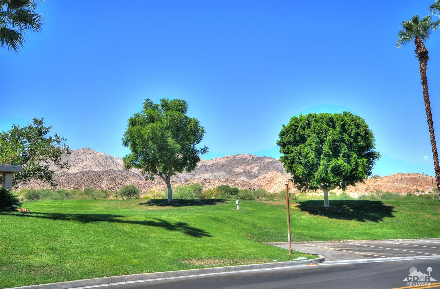 72386 Ridgecrest Lane Palm Desert, CA 92260 - Photo 36 of 38 a view of a garden with a tree in the background