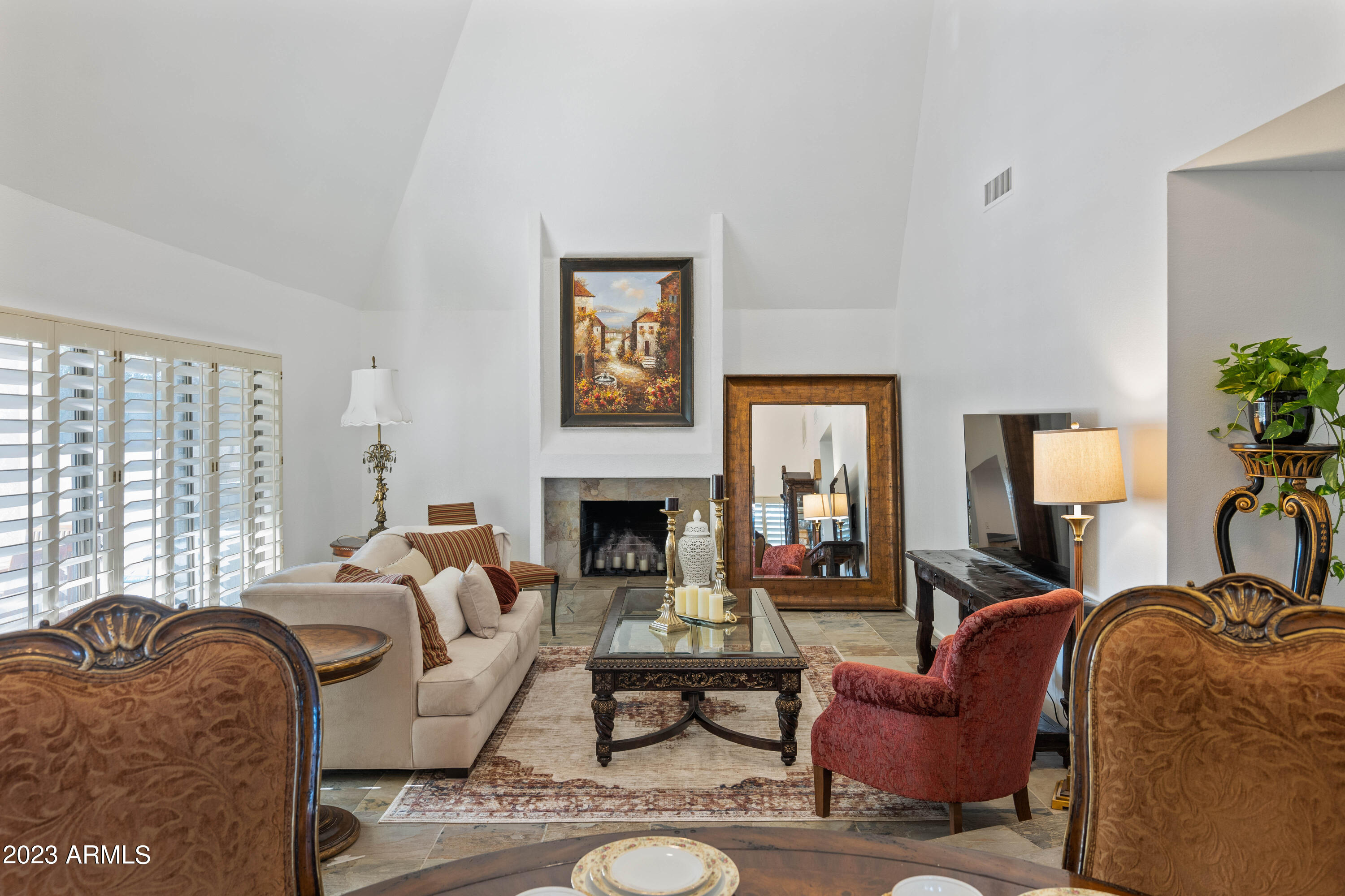 5418 North 25th Street Phoenix, AZ 85016 - Photo 2 of 18 Main Living Room w/ fireplace