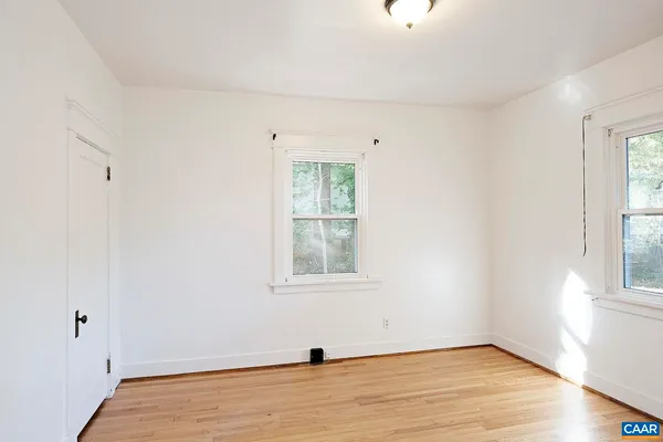 a view of a door and an outdoor space