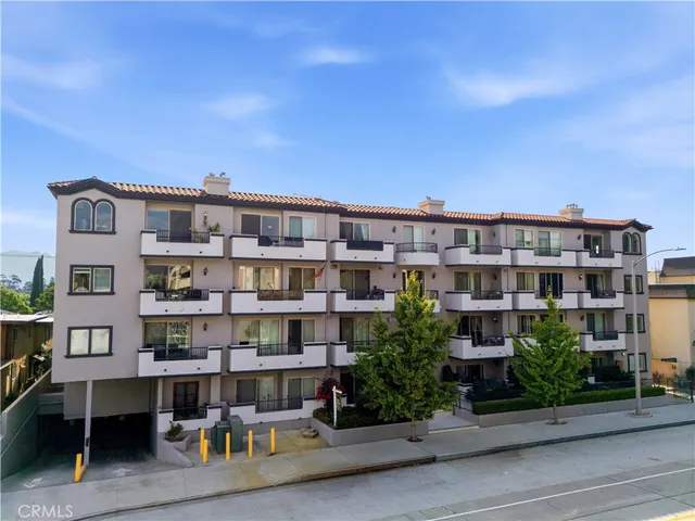 a view of a buildings