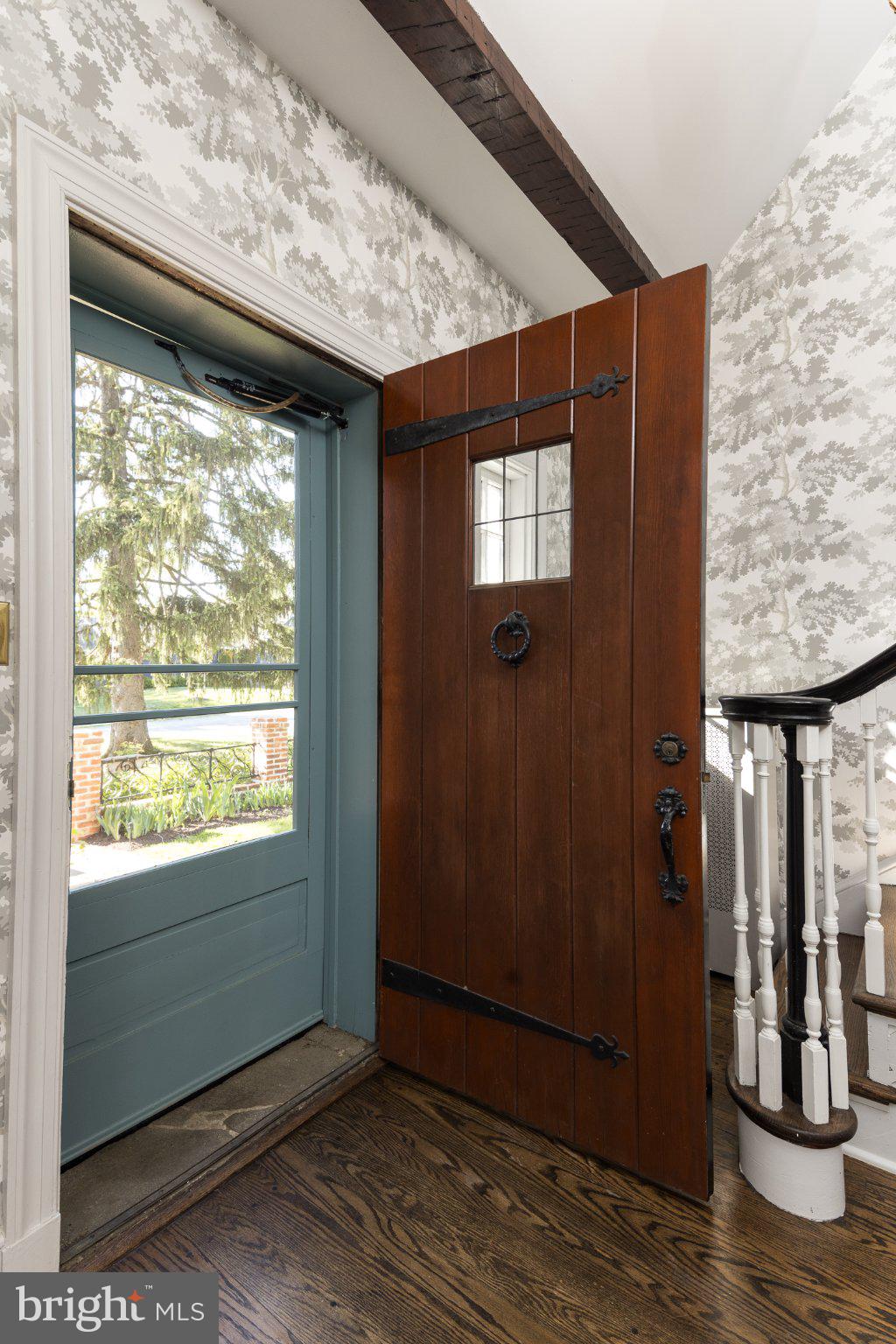7005 Copeleigh Road Baltimore, MD 21212 - Photo 7 of 51 Charming entryway with rustic doors.